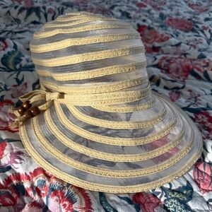Sheer Hat With Visor